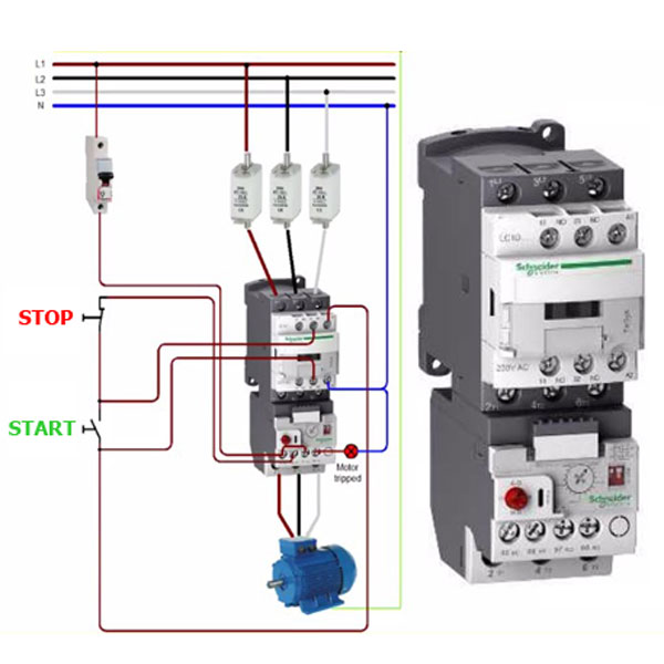 Contactor (Khởi động từ) là gì, cấu tạo và ứng dụng của Contactor